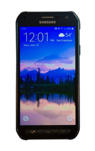 Samsung Galaxy S6 active SM-G890A - 32GB - Camo Blue (AT&T) Smartphone Fair
