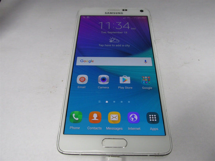 Samsung Galaxy Note 4 SM-N910T - 32GB - Frost White (T-Mobile)