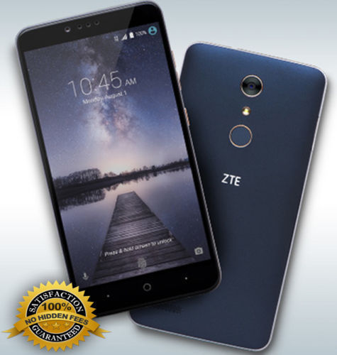 ZTE ZMAX Pro Z981 32GB Blue (T-Mobile) USB-C Bad ESN - TechStore USA LLC