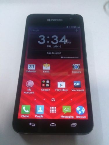 Kyocera Hydro Vibe C6725 - 8GB - Charcoal Gray (Sprint) - TechStore USA LLC