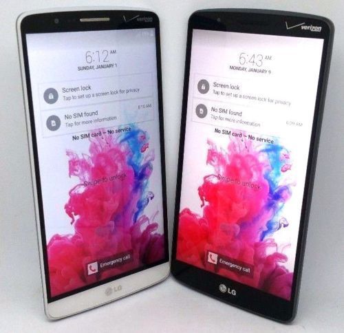 LG G3 (GSM Unlock) T-Mobile ATT 32GB 5.5" Grey & White